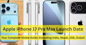 apple iphone 17 pro max launch date
